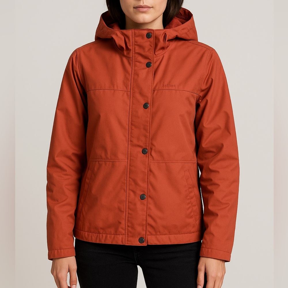 Volcom Women's Rust Color Water Resistant Jacket XS